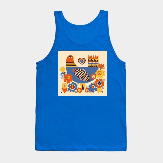 Boho Bird Tank Top by Ruby Ritz